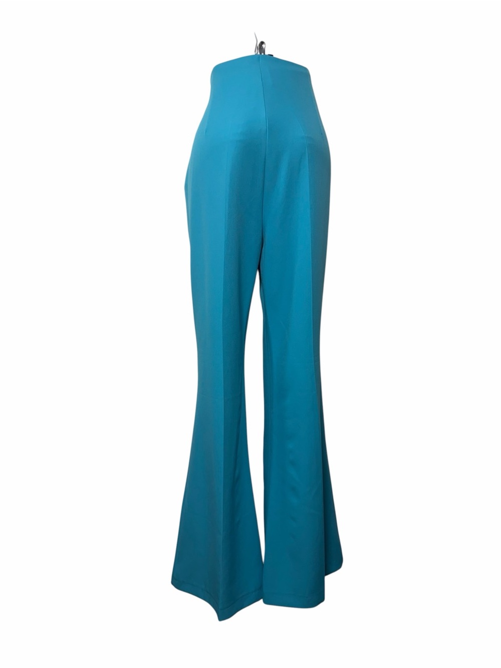 NWT Nasty Gal Turquoise Tailored Super Flare Co-Ord Trousers Sz UK 14/US 10 - Picture 2 of 7